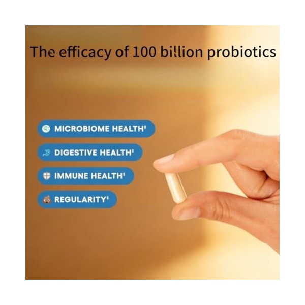 Probiotiques : soulagent les inconforts gastro-intestinaux, maintiennent la régularité intestinale et nourrissent le milieu g