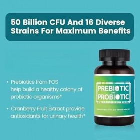 Pour la santé immunitaire et digestive des hommes et des femmes - Produit de longue conservation | Probiotiques et prébiotiqu