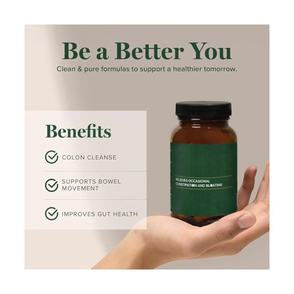 Poudre de charbon actif ozoné – Soulagement de la constipation pour femmes et hommes – Santé intestinale et soutien immunitai