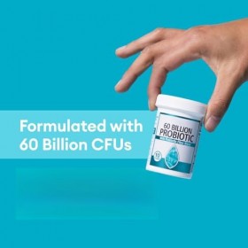 Probiotiques 60 milliards dUFC 10 souches prébiotiques soins intestinaux quotidiens soins digestifs adultes unisexe