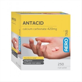 AEROTAB Comprimés antiacides 250/boîte