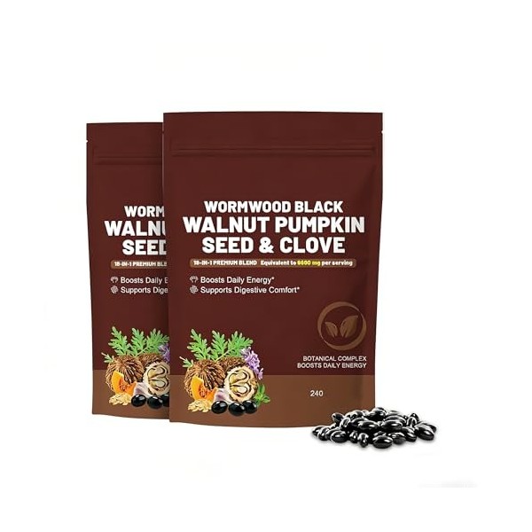 Absinthe etc. Complex Cleanse | Soutien intestinal et digestif | 240 unités,2pcs Bactéries et levures