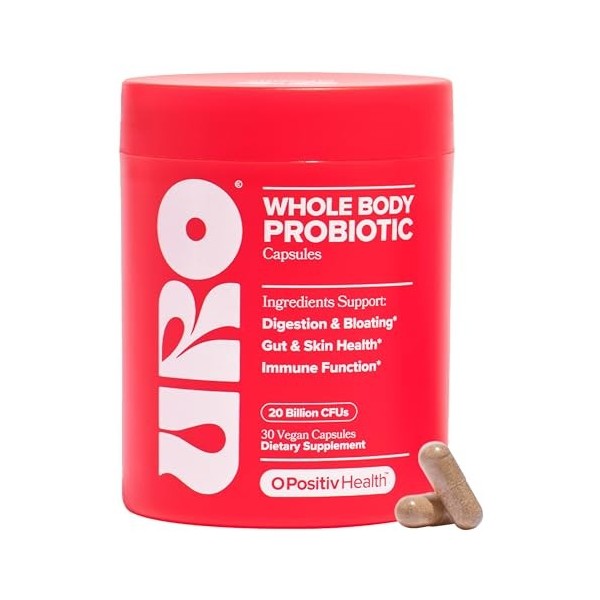 O Positiv Probiotique pour femmes URO : probiotique intégral pour femmes : santé du microbiome vaginal, intestinal, cutané et