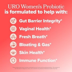 O Positiv Probiotique pour femmes URO : probiotique intégral pour femmes : santé du microbiome vaginal, intestinal, cutané et