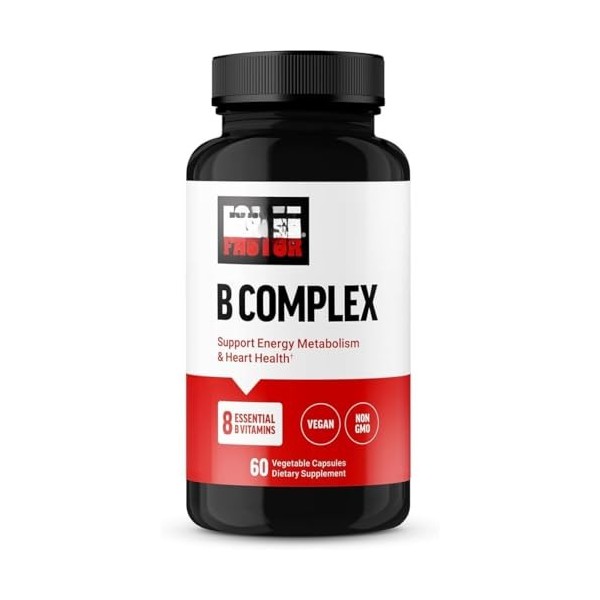 F0rce F4ct0r B Lot de 60 capsules végétales complexes par flacon