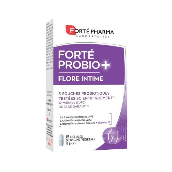 Forté Pharma - Forté Probio+ ATB 2en1 - Souche probiotique flore intestinale - Gélules gastro-résistantes - 2 souches microbi...