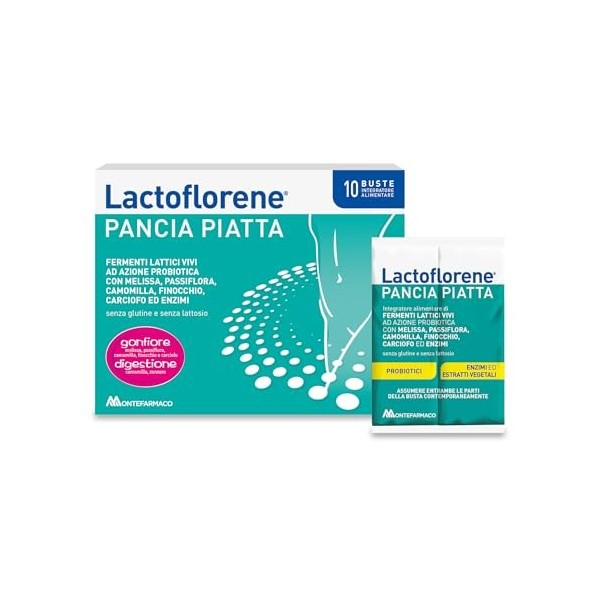 Montefarmaco Otc Lactoflorene Ventre Plat 10 Sachets
