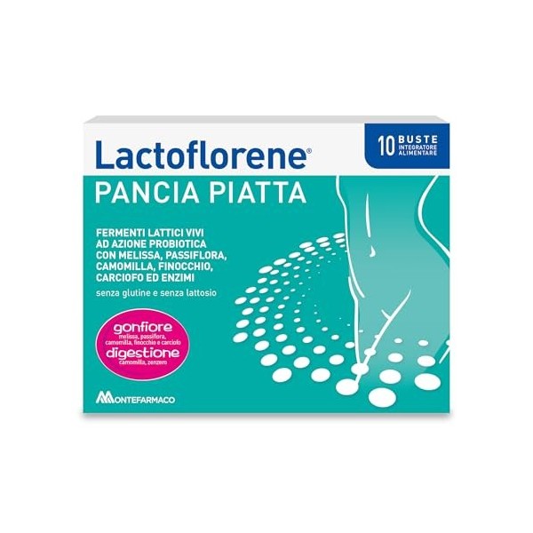 Montefarmaco Otc Lactoflorene Ventre Plat 10 Sachets