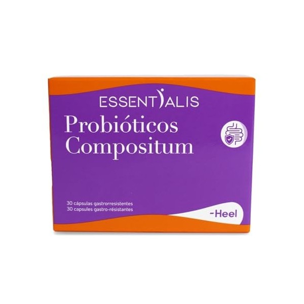 HEEL ESSENTIALIS PROBIOTICOS COMPOSITUM 30 cap. – facile à intégrer dans la routine de la journée, complément alimentaire sou