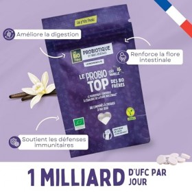 Les Bio Frères - Probiotique Naturel & Végane - 1 Milliard UFC - Fibres d’Acacia Bio - Digestion, Flore Intestinale & Immunit