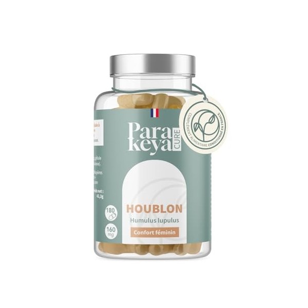 Parakeya Houblon Confort Féminin | Équilibre Hormonal & Ménopause | Solution Naturelle Relaxation & Sommeil | Complément Alim...