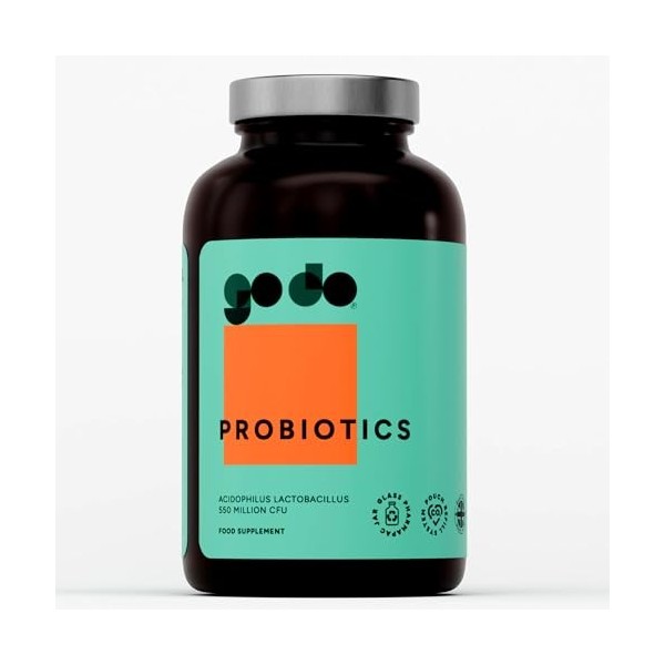Fitness Health Acidophilus Lactobacillus 550 Million 120 comprimés – Comprimés contre le mal des transports – Suppléments pro...