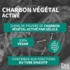 Parakeya - Charbon Végétal Activé - 180 gélules - Confort digestif & routine après repas - Complément alimentaire Bactéries e...
