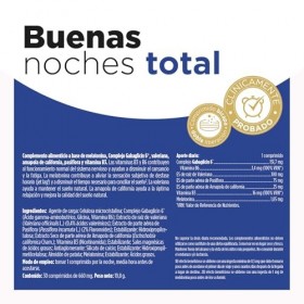 ELADIET BUENAS NOCHES total 1,85mg 30comp. – préparation en comprimés pour une prise régulière, se prend chaque jour conformé