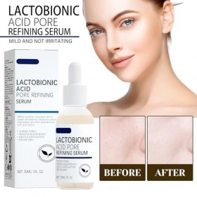 2 Pièces Pore Reduction Serum, Visage Rétrécissement Pore Soin Sérum Reduction Booster Visage Sérum Pour Soulager La Contract