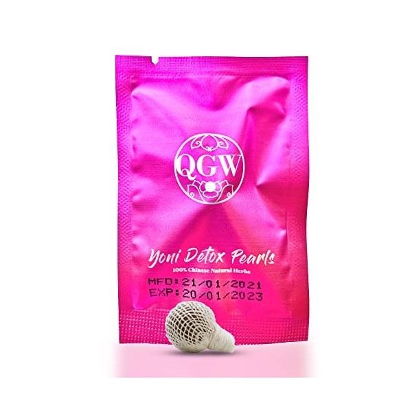 Yoni Detox Pearls Conceive TTC, infection à levures, muguet, vaginose bactérienne BV, traitement Candida Balls pour femme 1 ...