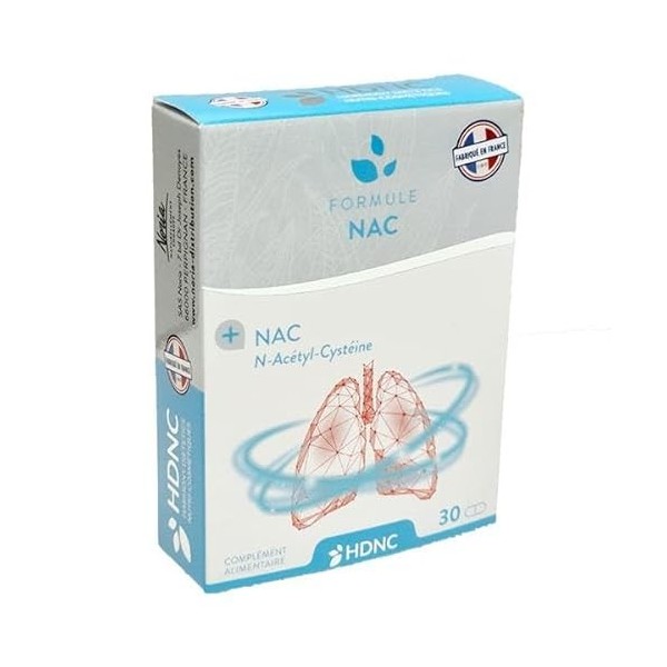 HDNC Formule NAC 30 gélules Bactéries et levures