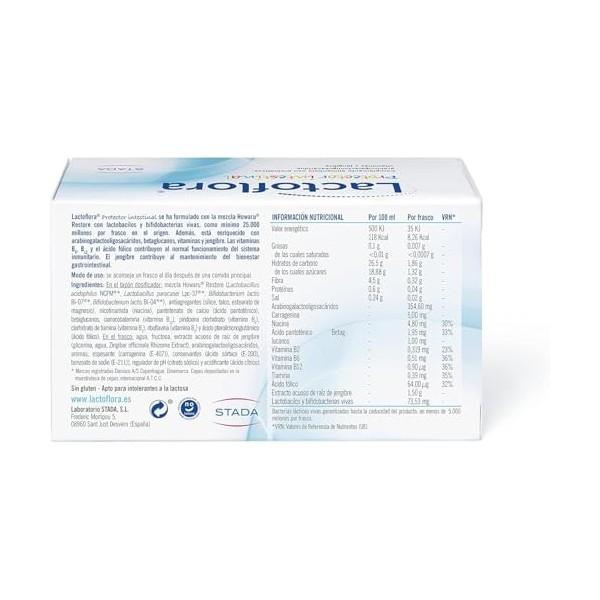 Lactoflora Protec Intes Infantil 10 Vial Bactéries et levures