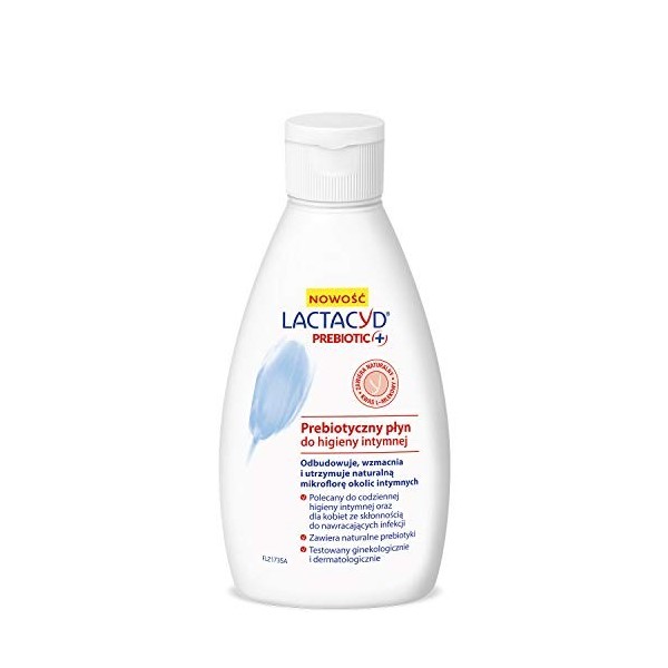 Lactacyd Prébiotique + Liquide Prébiotique Pour LHygiène Intime - Soins Quotidiens pour les Femmes sujettes aux Infections R