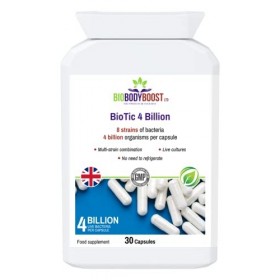 BioTic 4 milliards dorganismes par capsule | 8 souches de bactéries | 4 milliards dorganismes par capsule | Cultures vivant