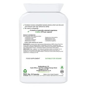 BioTic 4 milliards dorganismes par capsule | 8 souches de bactéries | 4 milliards dorganismes par capsule | Cultures vivant