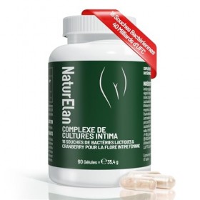 Probiotique Flore Intime – 16 Souches Bactériennes avec Canneberge Cranberry , 40 Milliards dUFC par Dose Journalière, Comp