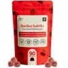 Gummies Probiotiques Flore Intestinale, 90 Gummies Vegan sans sucres ajoutés, jusquà 3 mois de traitement , 3 Milliards CFU