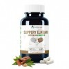 Alzuro Labs Orme Rouge Slippery Elm 8 000mg | Extrait 20:1 400mg | 90 Gélules Véganes | Haute Concentration – Soutien Dig