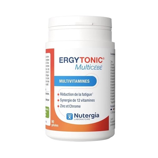 Nutergia Ergytonic multicébé - 90 gélules