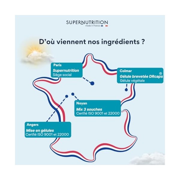 Lactobacillus Gasseri - Probiotiques 100% FRANÇAIS - Flore Intestinale Digestion - 20 Milliards dUFC - Gélules Gastro-Résist