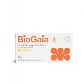 BioGaia Comprimés Probiotiques pour Adultes | Équilibre de la Flore Intestinale | Complément Alimentaire | Contient le L. reu
