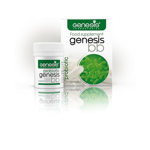 Genesis Bifidobacterium Complex BB Probiotic may support Gut Helth, Digestion, Immune system 240 Mg per capsule 14 caps