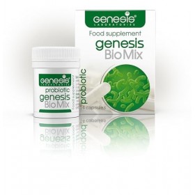 Genesis Biomix Probiotic with Lactobacillus and Bifidobacterium Strains may support Gut Helth, Digestion, Immune system 240 M