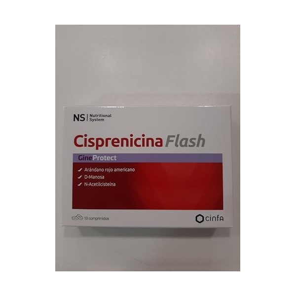 Ns Gineprotect Cisprenicina Flash 10 Com Bactéries et levures