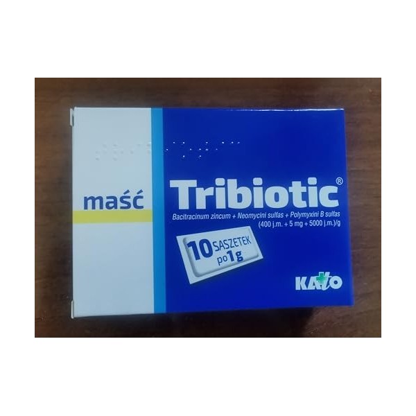 TRIBIOTIC Pommade 10 sachets de 1 g chacun