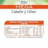 DIETISADIELISA MEGA CABELLO Y UÑAS 60cap. – complément complet proposé en gélules pratiques, boîte de 60 gélules, à prendre r
