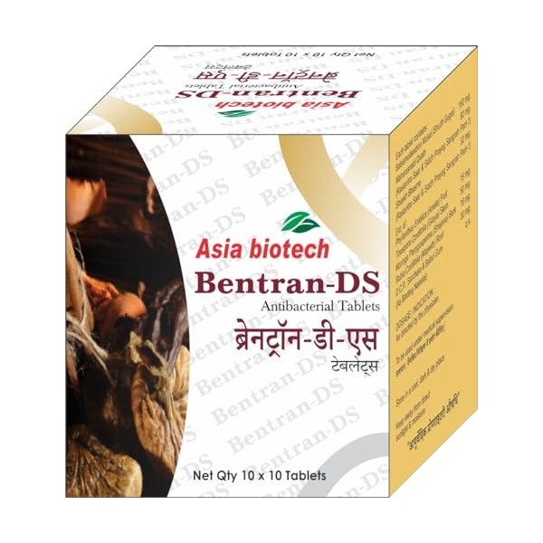 Asia Biotech Bentran DS Lot de 100 tablettes
