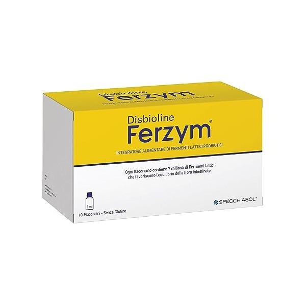 Specchiasol Disbioline Ferzym 10 Flaconcini Da 8 ml