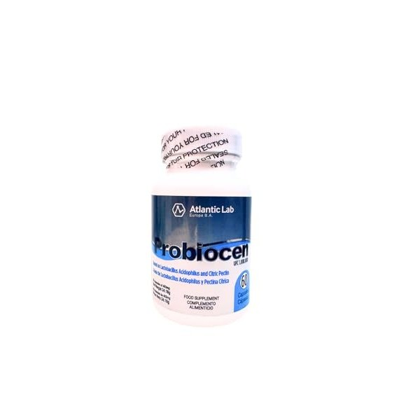 Probiocen® - Lactobacillus Acidophilus 1,000,000 CFU. Made in USA, Helps the Protection and Health of the GUT FLORA. 60 capsu