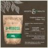 D-Ribose poudre - 300g - fermenté - Dose quotidienne de 5g de D-Ribose - 60 portions - 2 mois dapprovisionnement - végétalie