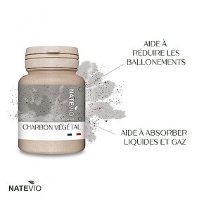 Charbon végétal natevio 120 gelules