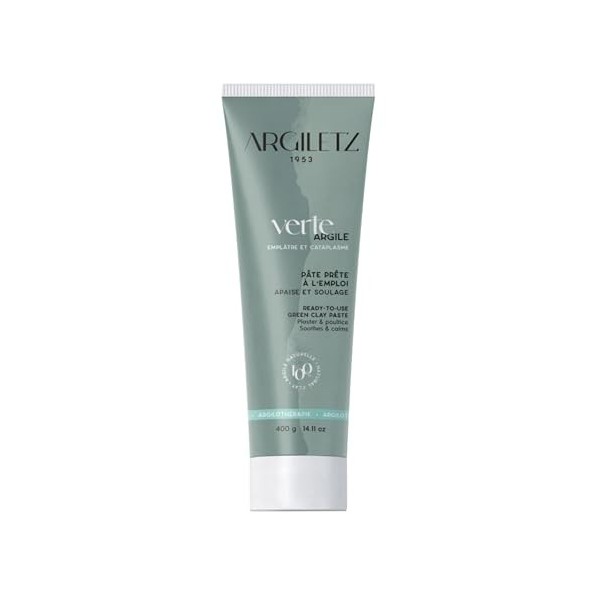 ARGILETZ ARGILE VERTE TUBE 400G Envoi Rapid Et Soignée - Produits Bio Agree Par AB - Prix Par Unité 