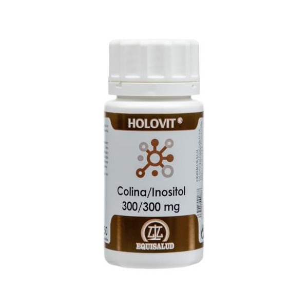 EQUISALUD HOLOVIT COLINA/INOSITOL 300/300mg 50cap. – complément alimentaire sous forme de gélules, à prendre régulièrement se