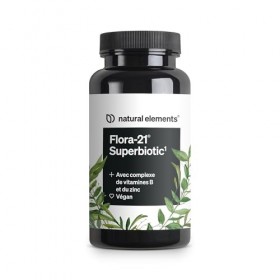 Flora 21® Probiotique Flore Intestinale - Souches de bactéries Lactobacillus et 4,5 milliards UFC/Jour - Gélules Gastro-résis