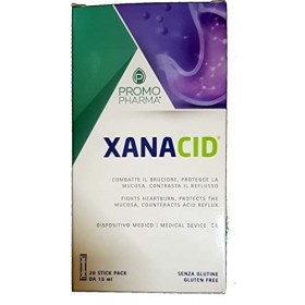 XANACID 20 STICK PACK, COMBATS LE BRUCIORE, protège la MUCOSA, COÛT LE REFLUSSO
