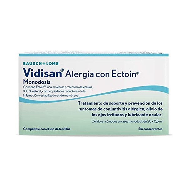 VIDISAN ALERGIA CON ECTOIN COLIRIO MONODOSI