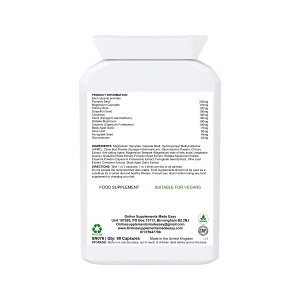 OSME Mélange de pureté intérieure 90 capsules