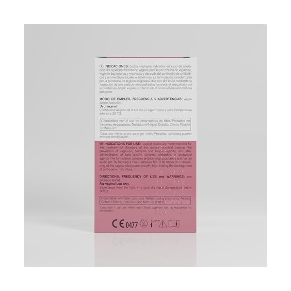 Cumlaude Lab Ovules prébiotiques - Pour la prévention de la vaginose et de la vaginite, régule le pH vaginal, avec de lacide