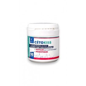 CETOKISS® Probiotique Bucco-Dentaire Menthe | 1 Milliard UFC HOWARU® | Haleine Fraîche & Gencives Saines | Sans Sucre | 90 Pa
