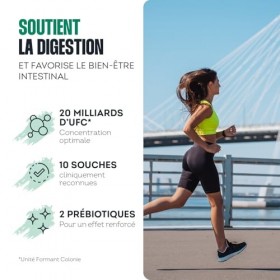 Impulse Nutrition - Pré-Probiotiques - 20 Mds dUFC/jour - Lactobacillus gasseri - Digestion, Immunité & Microbiote - Complém